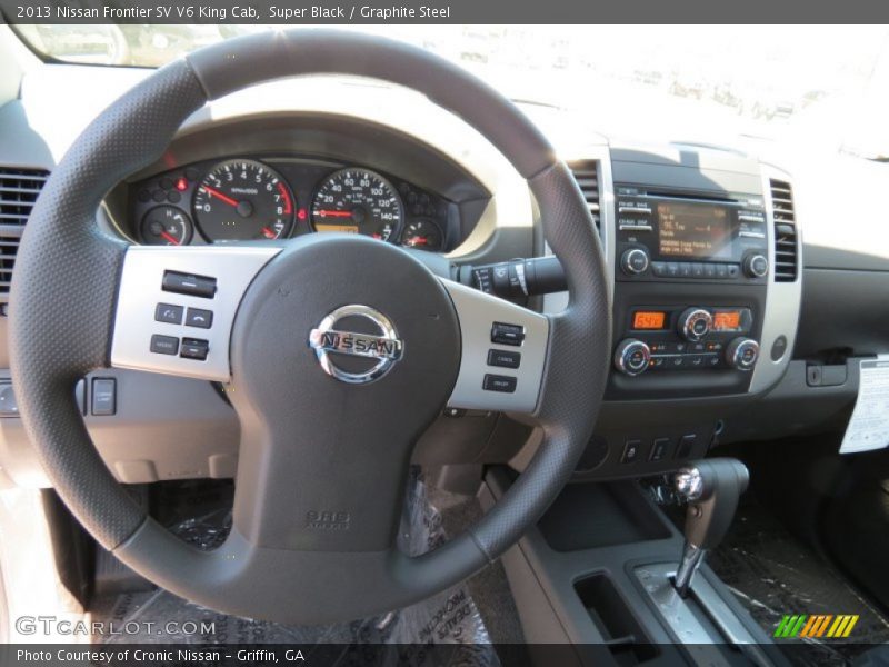 Super Black / Graphite Steel 2013 Nissan Frontier SV V6 King Cab