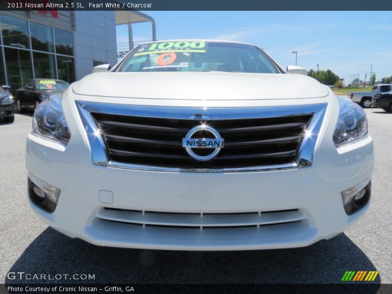 Pearl White / Charcoal 2013 Nissan Altima 2.5 SL