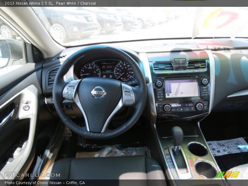Pearl White / Charcoal 2013 Nissan Altima 2.5 SL