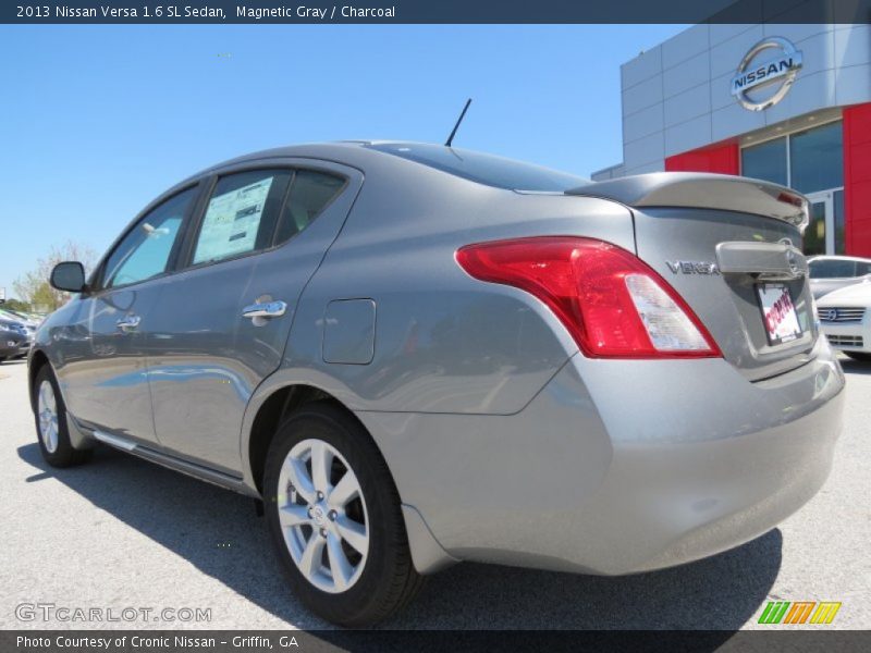 Magnetic Gray / Charcoal 2013 Nissan Versa 1.6 SL Sedan