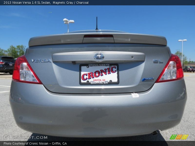 Magnetic Gray / Charcoal 2013 Nissan Versa 1.6 SL Sedan