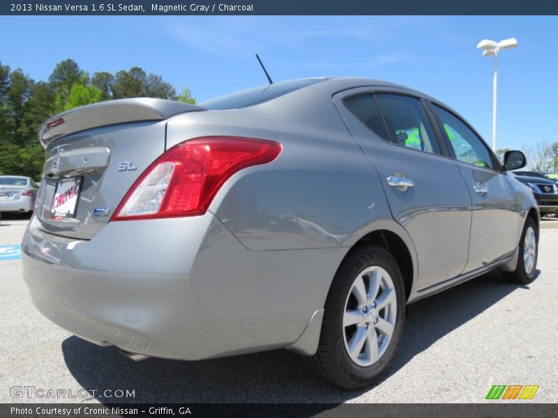 Magnetic Gray / Charcoal 2013 Nissan Versa 1.6 SL Sedan