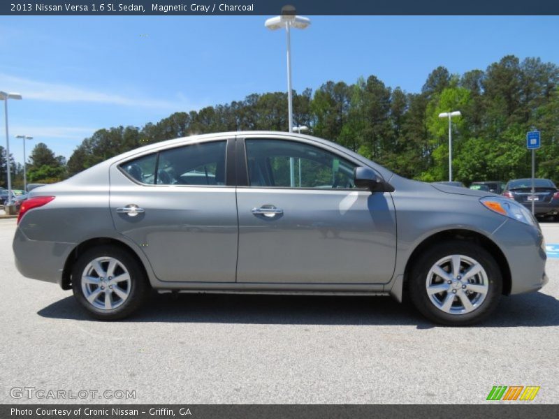 Magnetic Gray / Charcoal 2013 Nissan Versa 1.6 SL Sedan