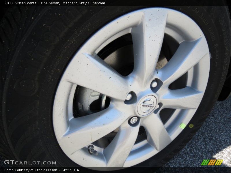 Magnetic Gray / Charcoal 2013 Nissan Versa 1.6 SL Sedan
