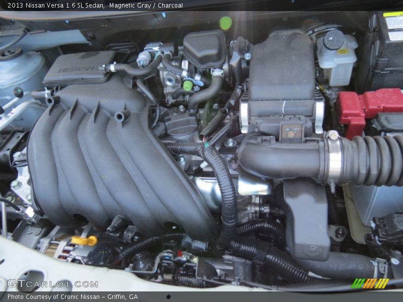 Magnetic Gray / Charcoal 2013 Nissan Versa 1.6 SL Sedan