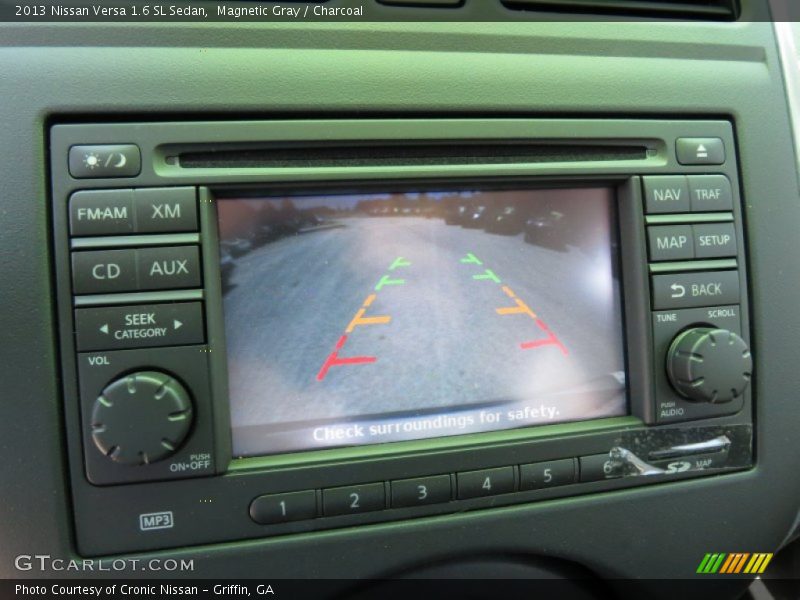 Magnetic Gray / Charcoal 2013 Nissan Versa 1.6 SL Sedan