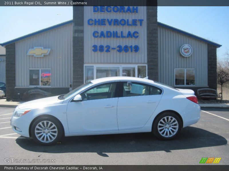Summit White / Cashmere 2011 Buick Regal CXL