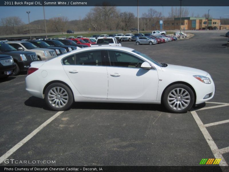 Summit White / Cashmere 2011 Buick Regal CXL