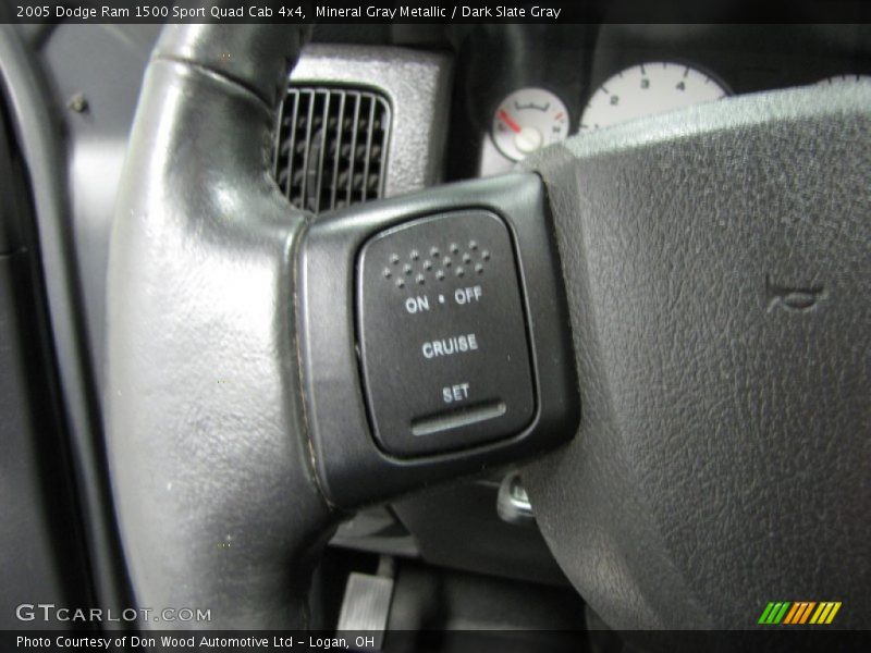 Mineral Gray Metallic / Dark Slate Gray 2005 Dodge Ram 1500 Sport Quad Cab 4x4
