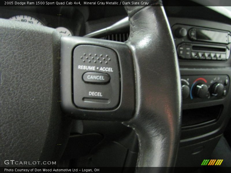 Mineral Gray Metallic / Dark Slate Gray 2005 Dodge Ram 1500 Sport Quad Cab 4x4