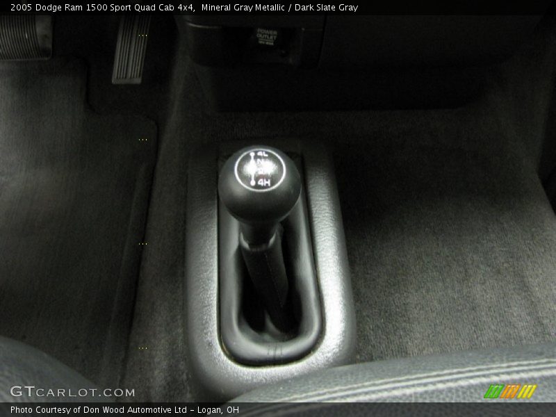Mineral Gray Metallic / Dark Slate Gray 2005 Dodge Ram 1500 Sport Quad Cab 4x4