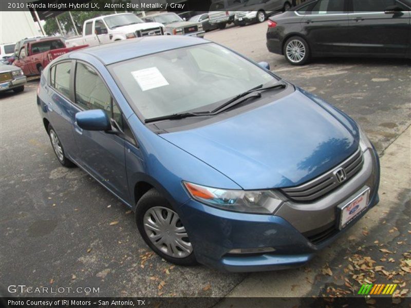 Atomic Blue Metallic / Gray 2010 Honda Insight Hybrid LX