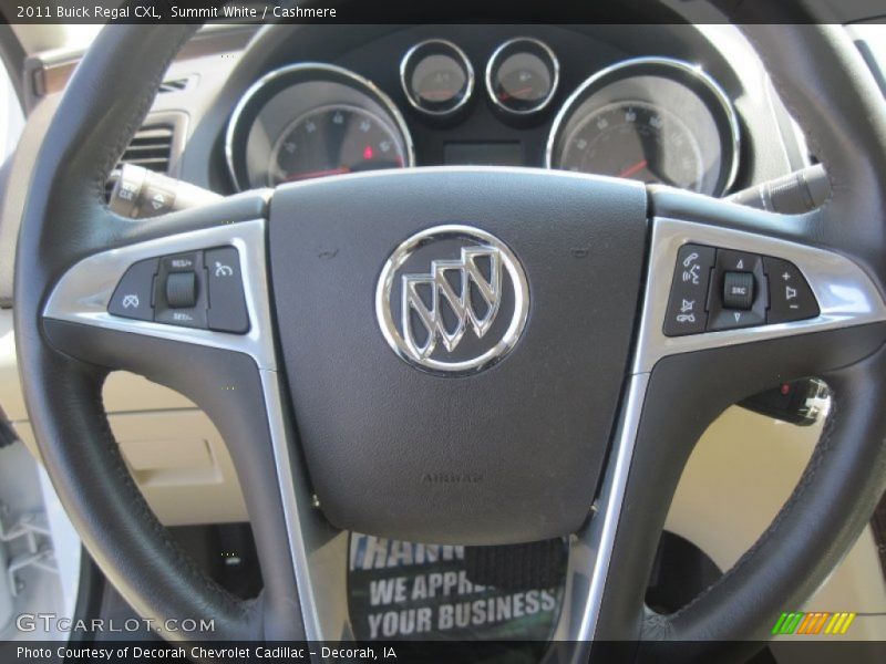 Summit White / Cashmere 2011 Buick Regal CXL