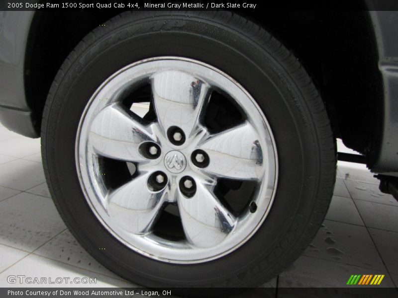 Mineral Gray Metallic / Dark Slate Gray 2005 Dodge Ram 1500 Sport Quad Cab 4x4