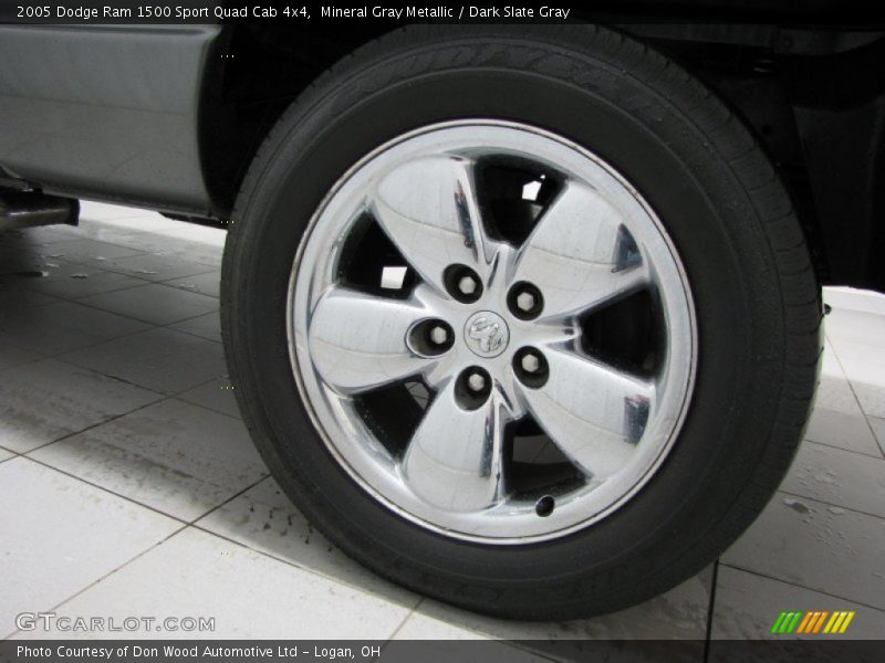 Mineral Gray Metallic / Dark Slate Gray 2005 Dodge Ram 1500 Sport Quad Cab 4x4
