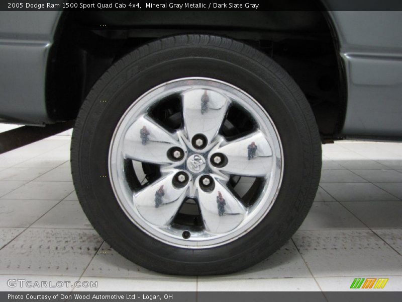 Mineral Gray Metallic / Dark Slate Gray 2005 Dodge Ram 1500 Sport Quad Cab 4x4