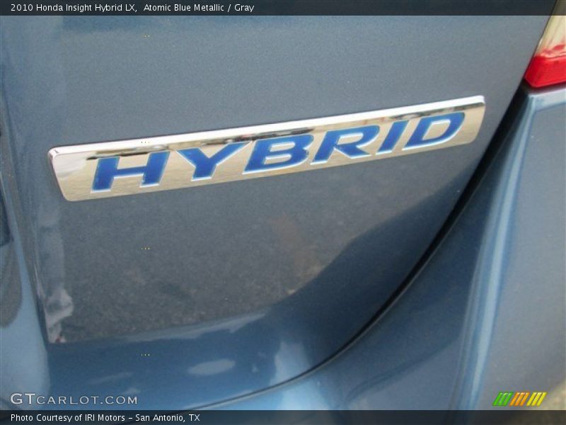 Atomic Blue Metallic / Gray 2010 Honda Insight Hybrid LX