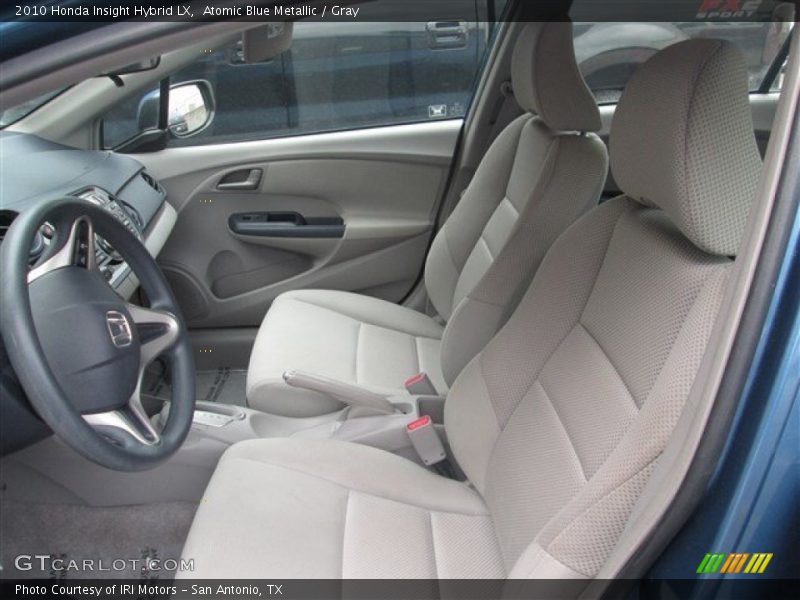 Atomic Blue Metallic / Gray 2010 Honda Insight Hybrid LX