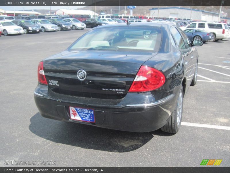 Black Onyx / Titanium 2008 Buick LaCrosse CX