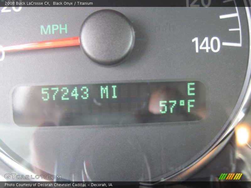 Black Onyx / Titanium 2008 Buick LaCrosse CX