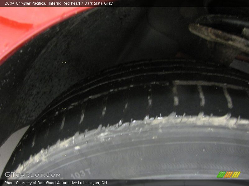 Inferno Red Pearl / Dark Slate Gray 2004 Chrysler Pacifica