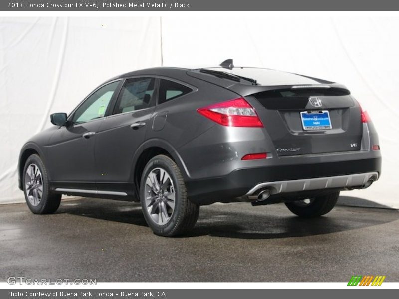 Polished Metal Metallic / Black 2013 Honda Crosstour EX V-6