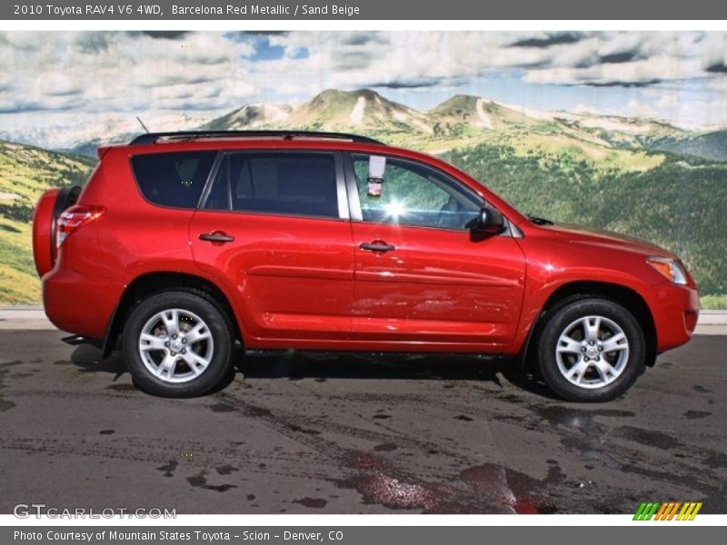 Barcelona Red Metallic / Sand Beige 2010 Toyota RAV4 V6 4WD