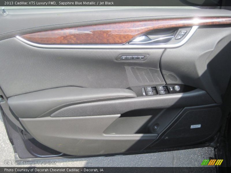 Sapphire Blue Metallic / Jet Black 2013 Cadillac XTS Luxury FWD