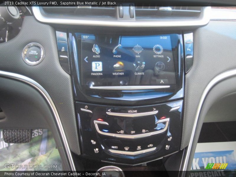 Sapphire Blue Metallic / Jet Black 2013 Cadillac XTS Luxury FWD