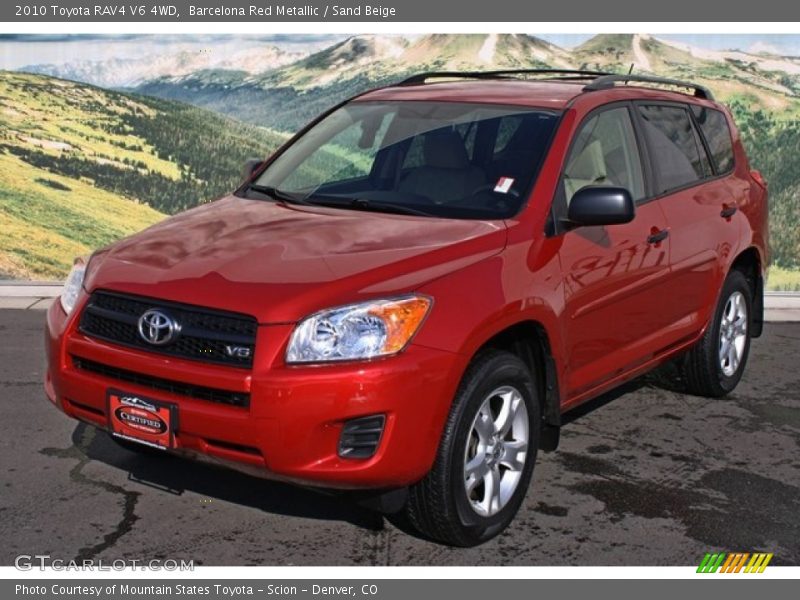 Barcelona Red Metallic / Sand Beige 2010 Toyota RAV4 V6 4WD
