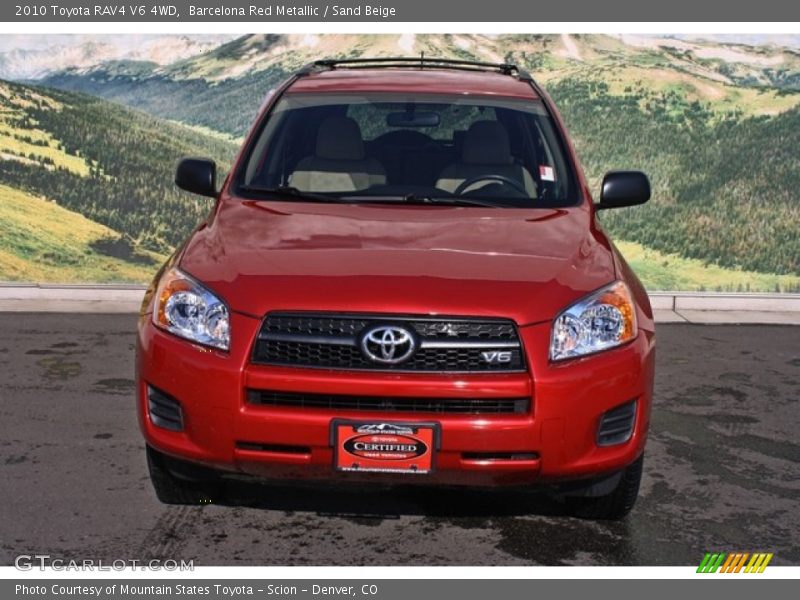 Barcelona Red Metallic / Sand Beige 2010 Toyota RAV4 V6 4WD