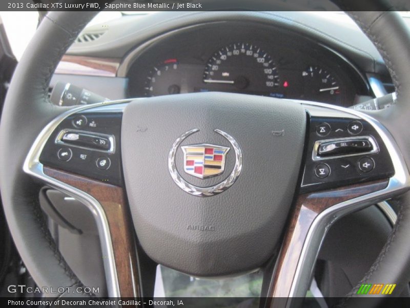 Sapphire Blue Metallic / Jet Black 2013 Cadillac XTS Luxury FWD