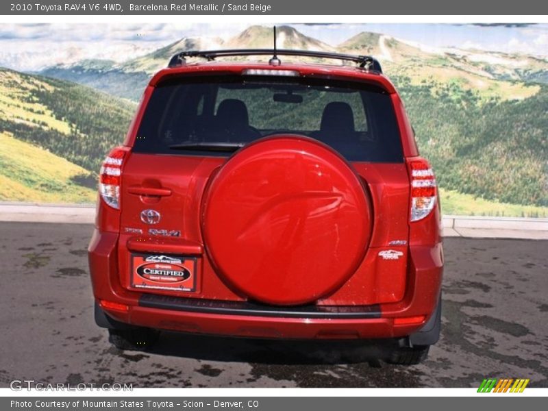 Barcelona Red Metallic / Sand Beige 2010 Toyota RAV4 V6 4WD