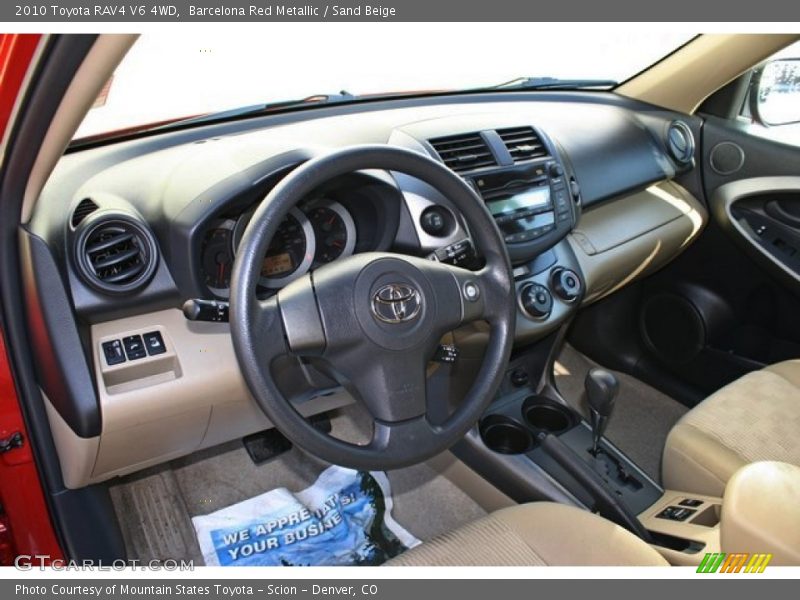 Barcelona Red Metallic / Sand Beige 2010 Toyota RAV4 V6 4WD