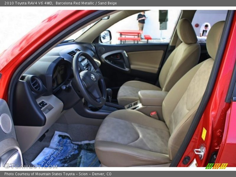 Barcelona Red Metallic / Sand Beige 2010 Toyota RAV4 V6 4WD