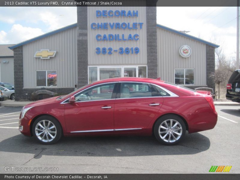 Crystal Red Tintcoat / Shale/Cocoa 2013 Cadillac XTS Luxury FWD