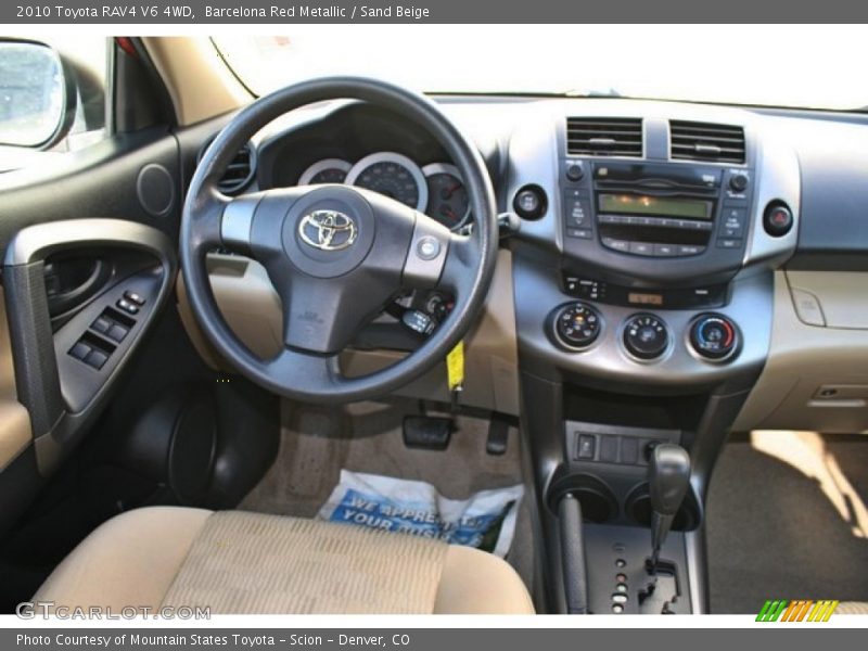 Barcelona Red Metallic / Sand Beige 2010 Toyota RAV4 V6 4WD