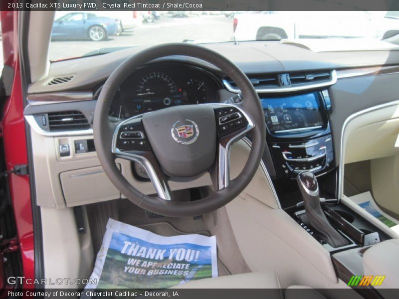 Crystal Red Tintcoat / Shale/Cocoa 2013 Cadillac XTS Luxury FWD