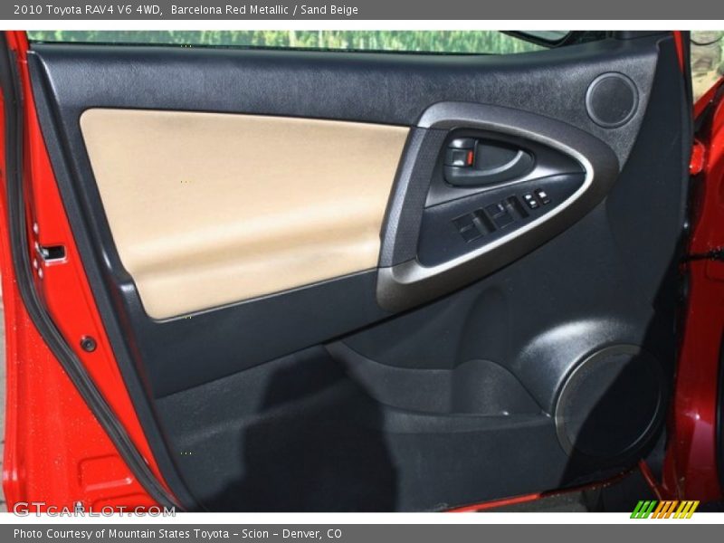 Barcelona Red Metallic / Sand Beige 2010 Toyota RAV4 V6 4WD