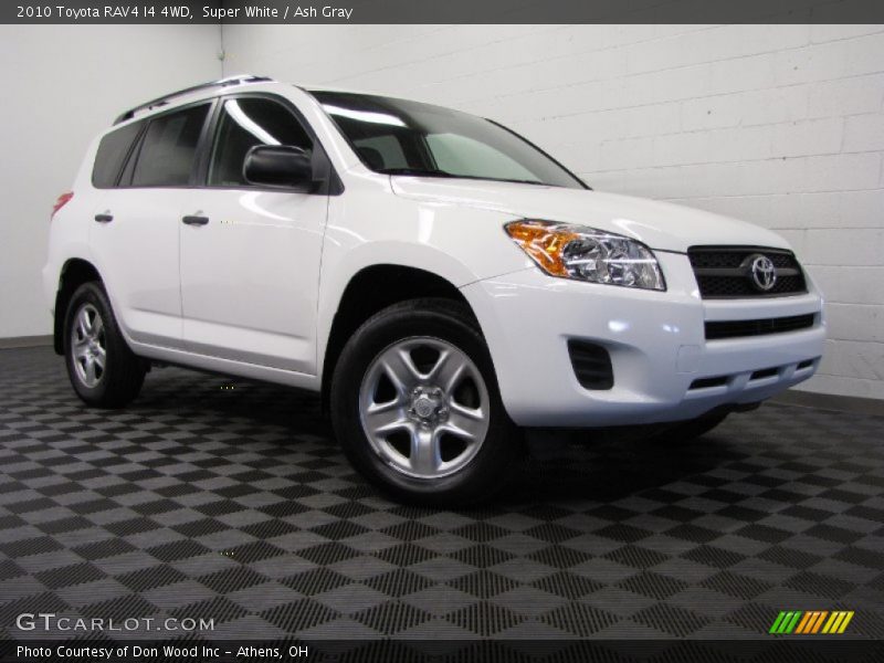 Super White / Ash Gray 2010 Toyota RAV4 I4 4WD