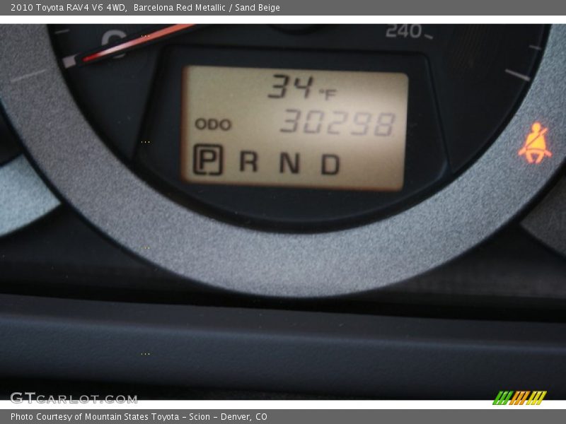 Barcelona Red Metallic / Sand Beige 2010 Toyota RAV4 V6 4WD