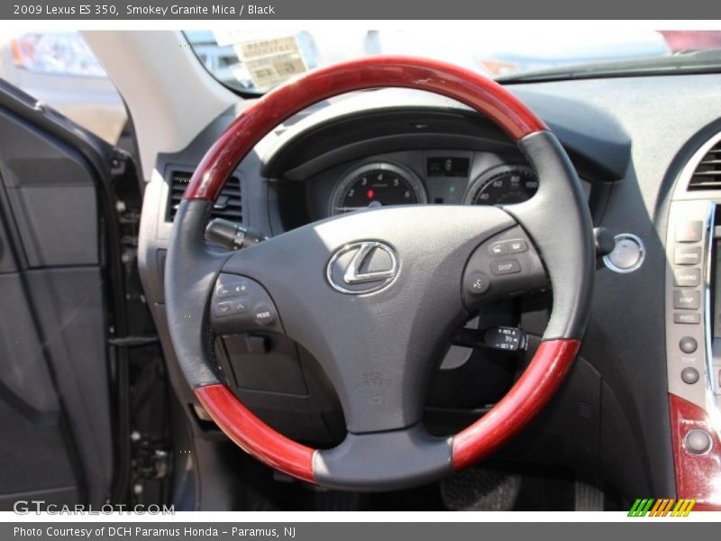 Smokey Granite Mica / Black 2009 Lexus ES 350