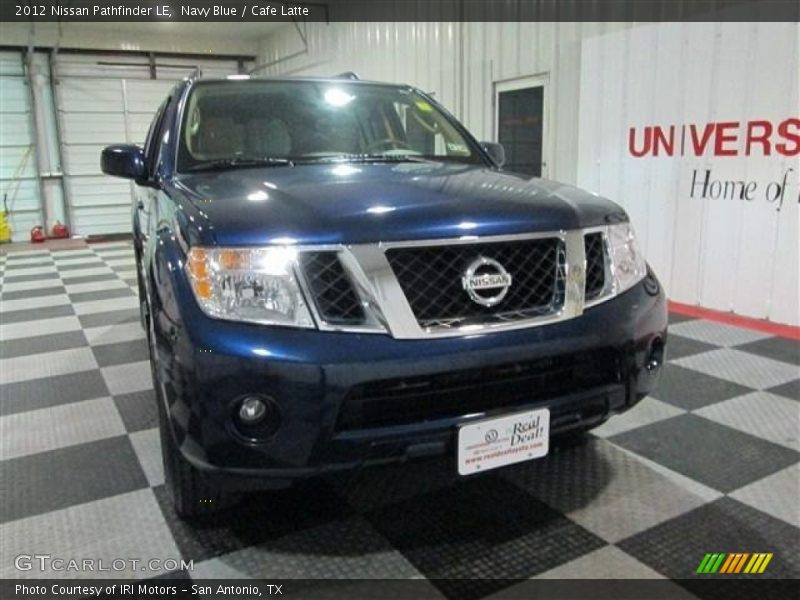 Navy Blue / Cafe Latte 2012 Nissan Pathfinder LE