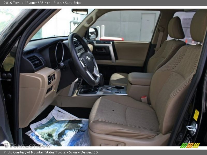 Black / Sand Beige 2010 Toyota 4Runner SR5 4x4