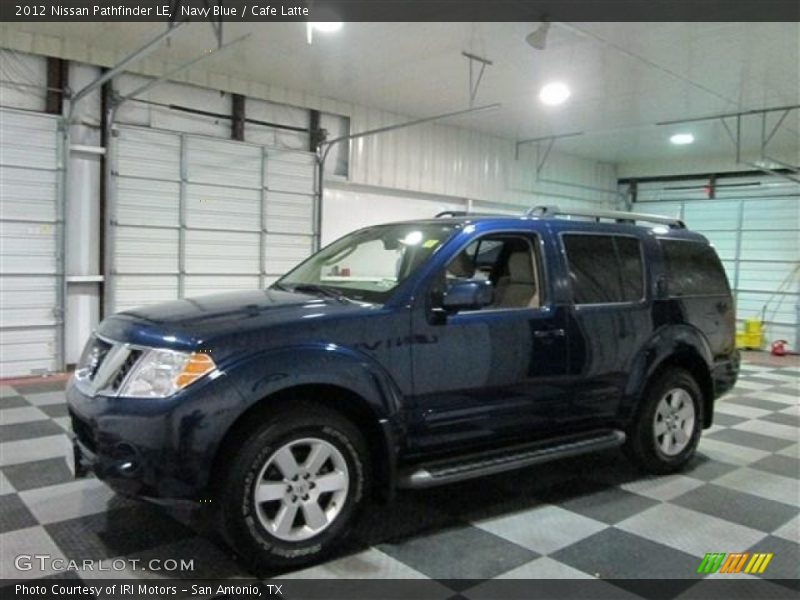 Navy Blue / Cafe Latte 2012 Nissan Pathfinder LE