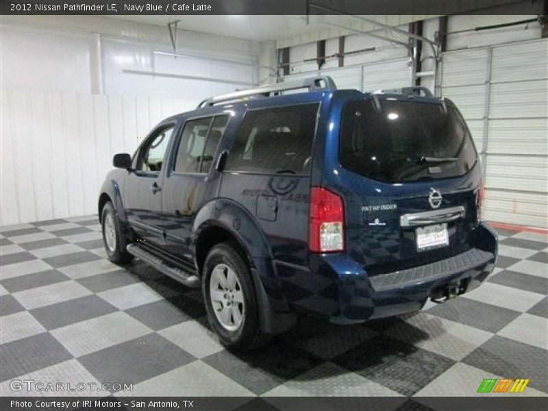 Navy Blue / Cafe Latte 2012 Nissan Pathfinder LE