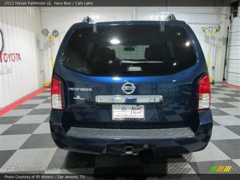Navy Blue / Cafe Latte 2012 Nissan Pathfinder LE
