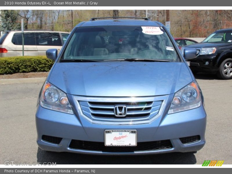 Ocean Mist Metallic / Gray 2010 Honda Odyssey EX-L