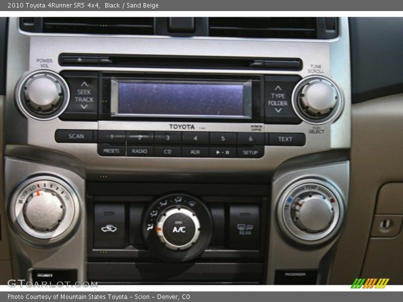 Black / Sand Beige 2010 Toyota 4Runner SR5 4x4
