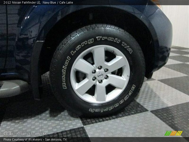 Navy Blue / Cafe Latte 2012 Nissan Pathfinder LE